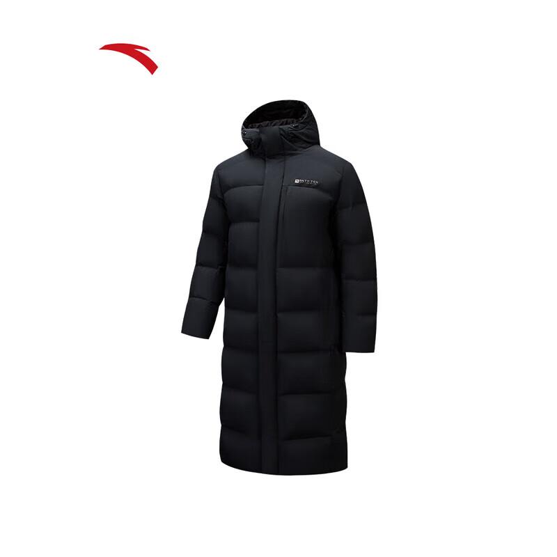 ANTA Six-Degree Core Unisex Water-Repellent Volcanic Warm Long Down Jacket XL