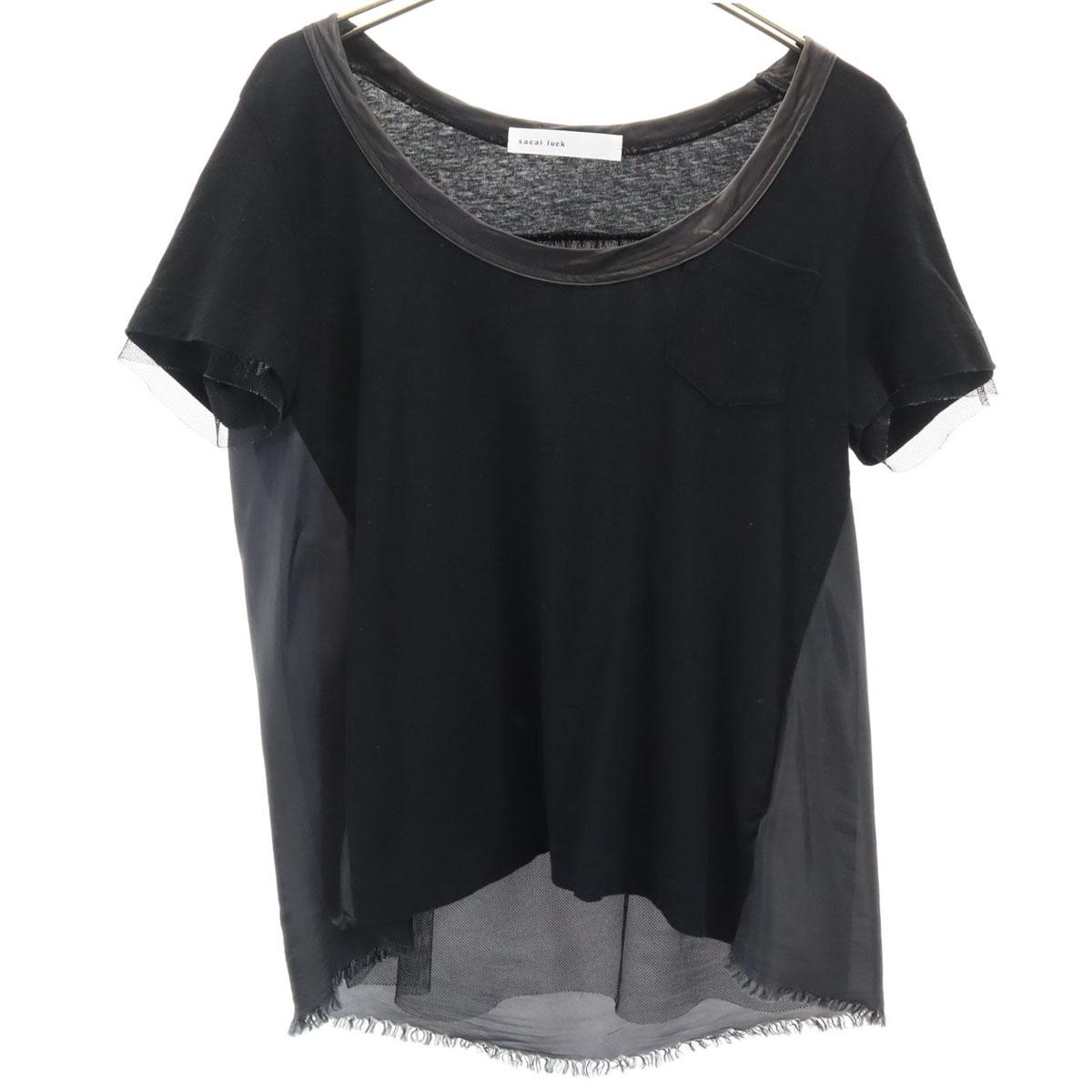 

sacai luck made in Japan Short sleeve Cut 1 black Women Used