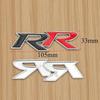 3d Metal Letters RR Logo Car Rear Trunk Sticker Front Grille Badge Emblem for Civic Mugen Accord Crv City Hrv Accessories