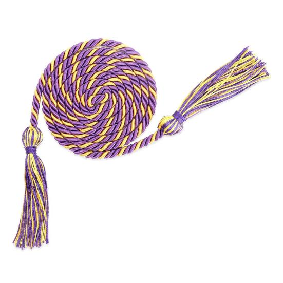 2026 Graduation Cord 5.6Ft Long Braided Cord Double Tassel Graduation Gown Cord for Graduation Ceremony Bachelor Master Doctoral
