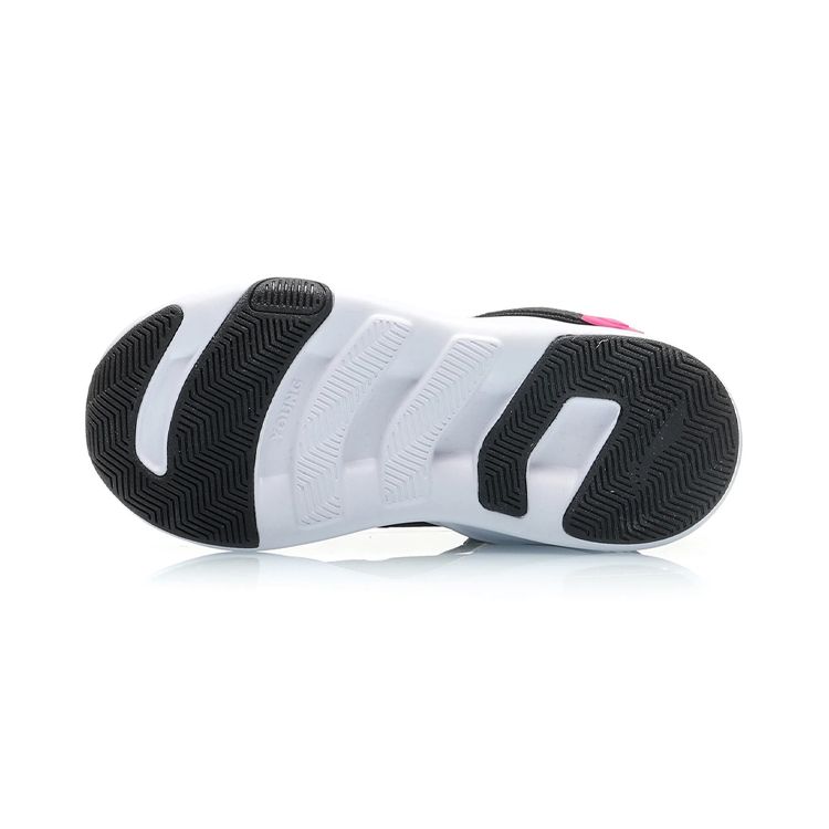 Li Ning Kids Sports Lifestyle Series Comfortable Durable Casual Shoes Kids Sneakers Black White YKAP074-11