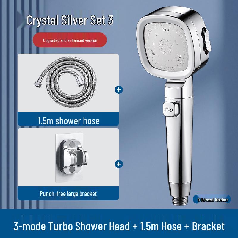 Powerful Boost Rain Shower Head Set for Bathroom & Home