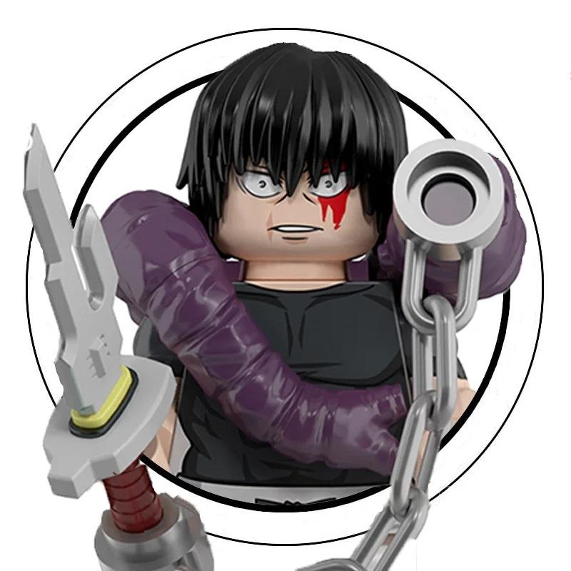 WM6202 WM6201 WM6200 WM6140 WM6139 Jujutsu Kaisen Byggeklosser Mini Actionfigur Itadori Yuji Gojo Satoru Ryomen Gaver Leker