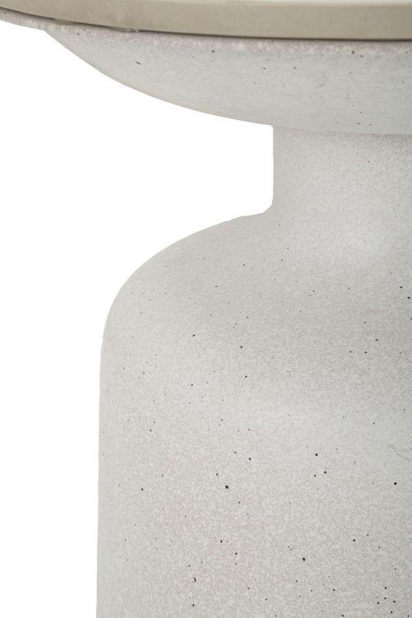 Table White Fush Cm Ø 40X47