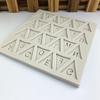 Alphabet Triangular Flag Silicone Molds Handmade for Chocolate Baking Dessert
