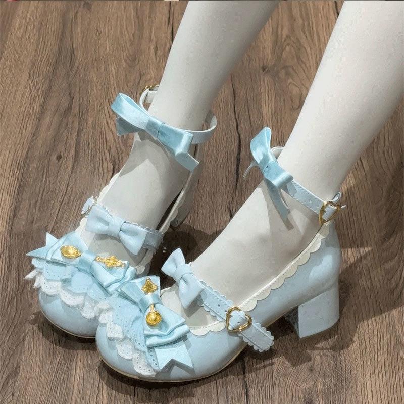Fashion Temperament Woman Shoes 2026 Autumn New Item Women's Bow High Heels Comfort Versatile Women's Mary Jane Shoes Zapatos