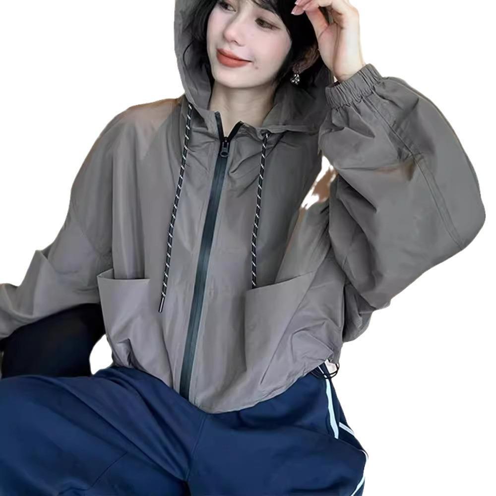 Women's Western-Style Hooded Assault Jacket - 2024 Autumn Casual Short Outerwear