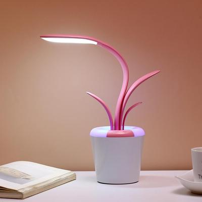 Creative Led Romantic Colourful Student Desktop Study Eye USB Desk Lamp Touch Control Climax Atmosphere Desk Lamp