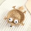 Handmade Crochet Craft Crochet Animal Coaster Heat Insulation Coffee Pad  Home Kitchen Table Decor