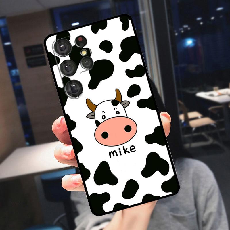 Dairy Cattle Cow Speckle Cover For Samsung Galaxy S24 Ultra S25 S22 S23 Plus S20 S21 FE S9 S10 S23 FE Phone Case