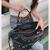 2024 Motorcycle Style Rivet One-Shoulder Bag - Extra Large Capacity, Commuter Friendly, Hot Girl Vibes