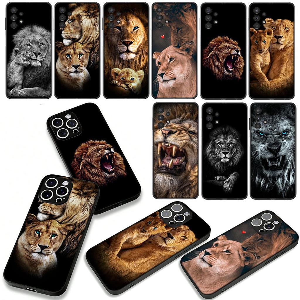 Cover for Motorola Moto G04 G13 G14 G45 G22 G23 G20 G32 G34 G35 G64 G82 G84 G53 G60 G72 E14 E15 E13 E22 E20 Case Lion Art Animal