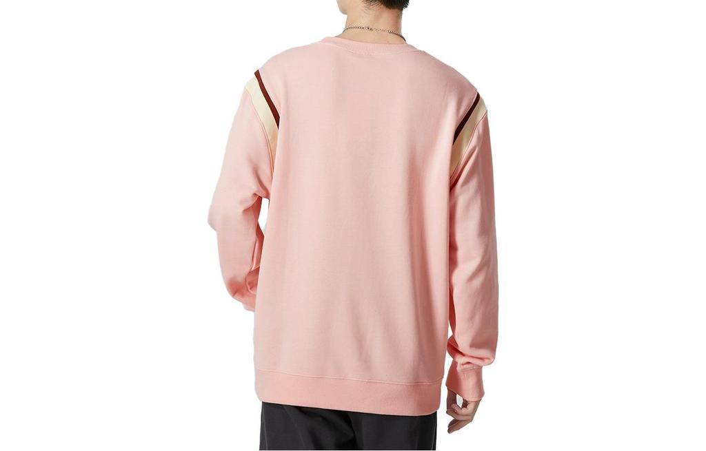 New Balance Sweatshirts Men's Pink Crew Neck Moderate Other AMT23559-PIE
