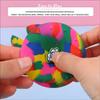 Kids Colorful Camouflage Press Bounce Soft Bowl Children'S Outdoor Sports Toy Dynamic Rubber Bounce Ball Throwing Fun Game