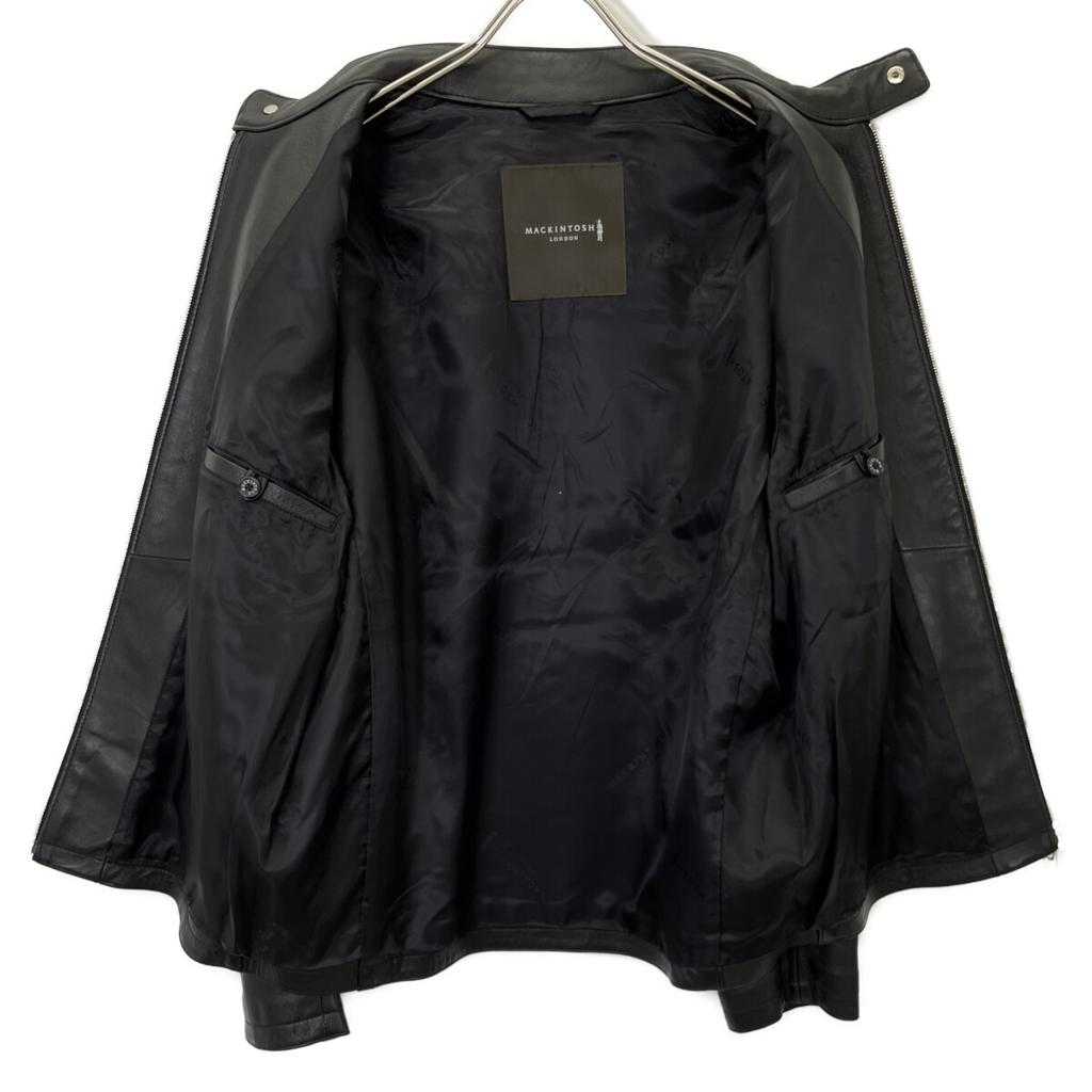 MACKINTOSH LONDON Black G1F01-005-09 Leather Single Rider's Jacket Jacket 44 blackUsed