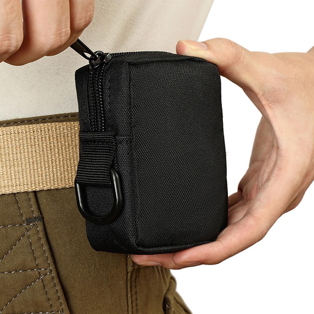 Outdoor Sports Multi-Functional Tactical Waist Bag, Accessory Bag, Simple and Durable Card Bag, Coin Purse, Waist Bag