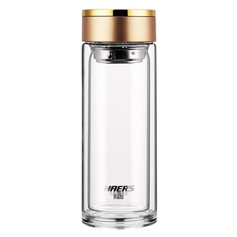Haers Double-Layer Glass Water Cup 300ml