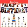 Naruto Ninja Birthday Party Supplies Decorate With Colorful Balloons Pull Flags And Cake Toppers