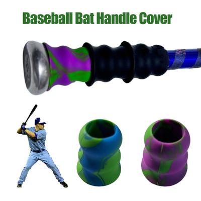 Bat Knob Taper Silicone Baseball Bat Cover Slowpitch Softball Bat Grip Taper Baseball Absorbent Band for Enhanced Grip Protection