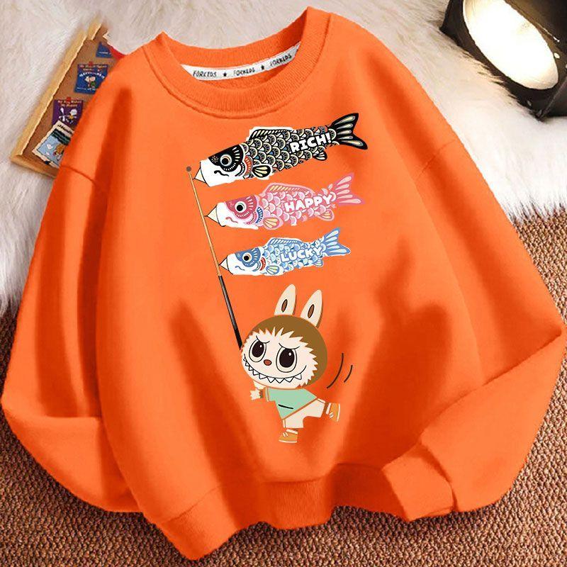Cute and Loose Hoodies for Children, Fashionable Long-sleeved Hoodies for Boys and Girls In Spring and Autumn
