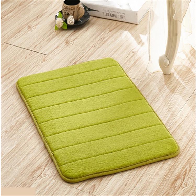 Microfibre Memory Foam Mat Absorbent Slip-resistant Rugs Pad Bathroom Shower Bath Non-slip Carpet