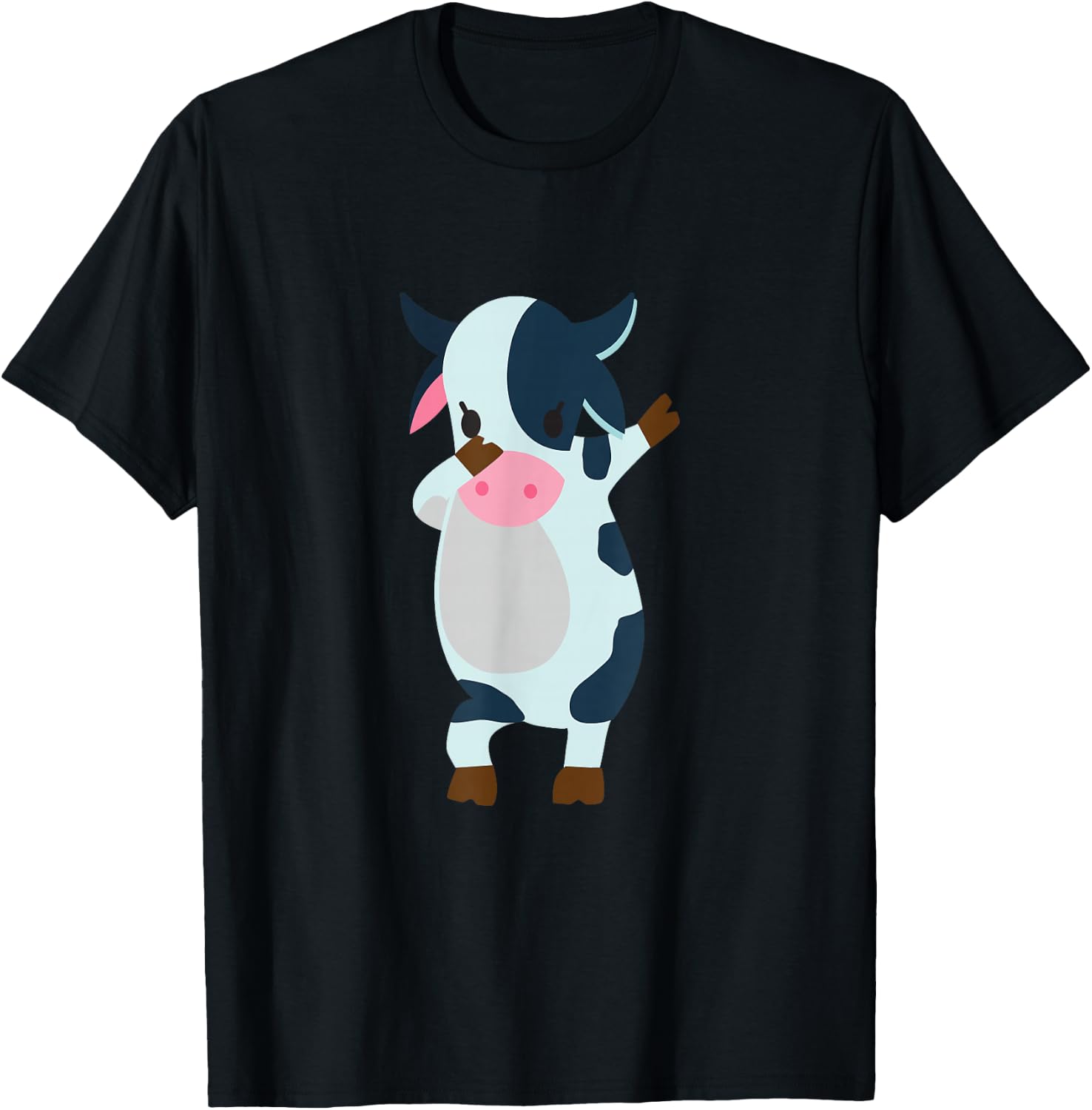 Cute Cow Cartoon Funny Cow Lover Gift Idea T-Shirt Unisex T-Shirt L