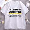 Lustiges Sprüche Unisex T-Shirt Sarkastisches Papa T-Shirt Vatertag T-Shirt Baumwolle Kurzarm Rundhals T-Shirts Lockere Streetwear Kleidung