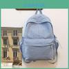 Sac à dos décontracté en coton avec motif à carreaux pour étudiants du lycée ou de l'université