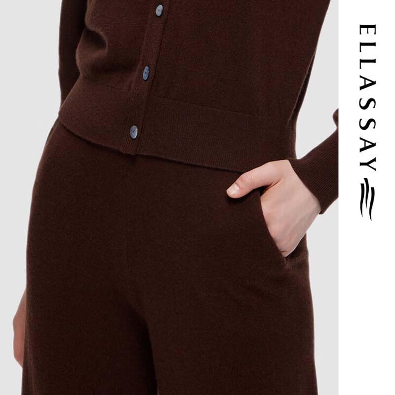 ELLASSAY Women's Versatile Straight-Leg Wool Pants