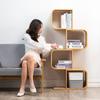 Bamboo Bookcases Modern Living Room Bookshelf Simple Bedroom Book Storage Shelf Multifunctional Office Nordic Organize Rack