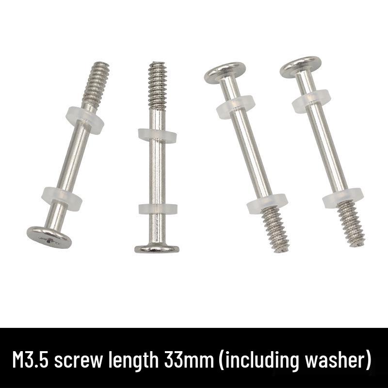 Custom PC Case Fan Hand-Tightened M4 Screw with Nut - Shock-Absorbing Long Fixing Screw