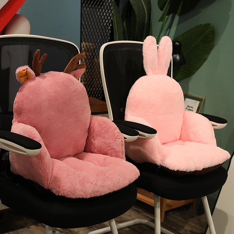 Cartoon Animal Rabbit Fully Enclosed Seat Cushion Cushion Integrated Office Student Butt Cushion Chair Cushion Tatami Seat Cushion