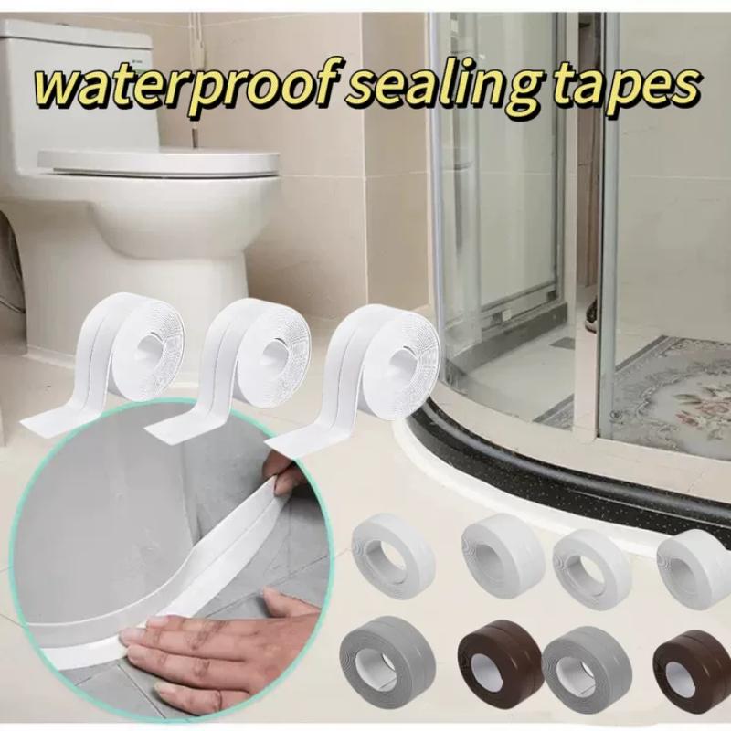 Bathtub Corner Sealant Tape PVC Waterproof Wall Sticker Self Adhesive for Toilet Bathroom Kitchen Accessories Shower Bath