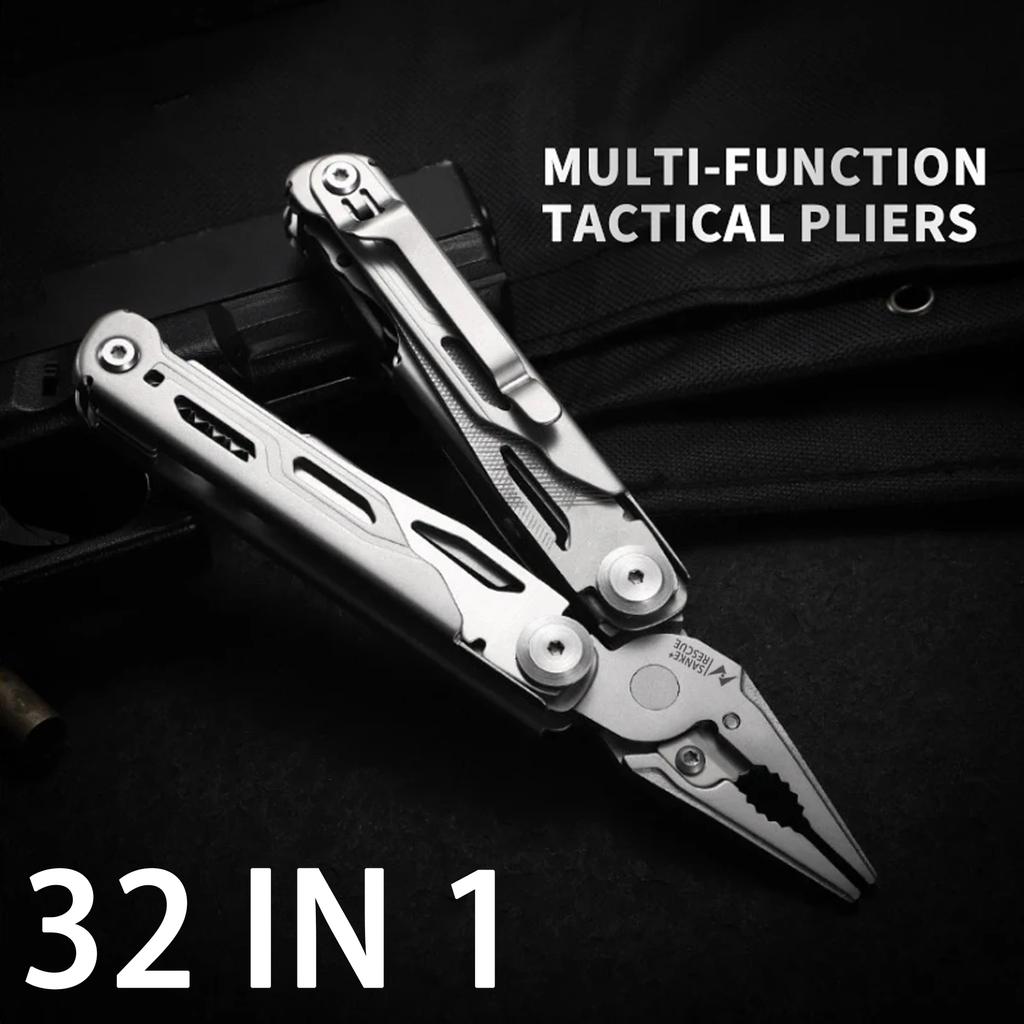 30-in-1 Multitool Zange Kabel Drahtschneider Multifunktionale Multi Handwerkzeuge Outdoor Camping Tragbare Klappzange