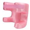 Face Pillow Silk Fabric Memory Foam Soft Cushioning Ergonomic Beauty Pillow for Back Sleep Roseate
