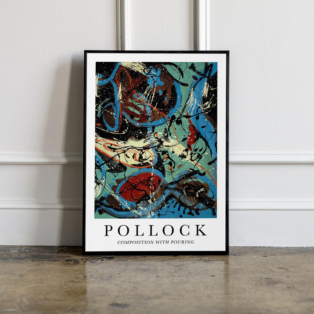 Poster Abstractions Paintings Pollock