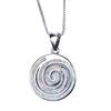 White Opal Vortex Ladies Exquisite Pendant Chic Necklace
