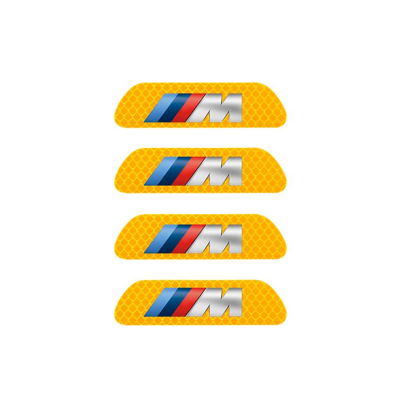 Car Reflective Door Sticker Safety Opening Warning Reflector Tape Decal For BMW X1 X2 X3 X5 X4 X6 X7 iX3 F20 F10 F07 E70 E46 E90