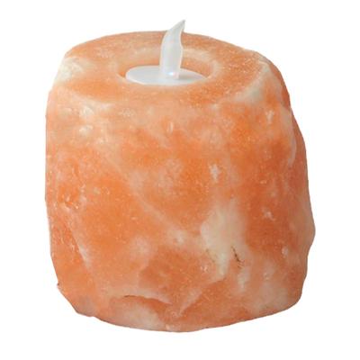 Kristallsalz Kerzenlampe Beruhigender Duft Orange Natürlicher Lichteffekt Tischdekorationslampe