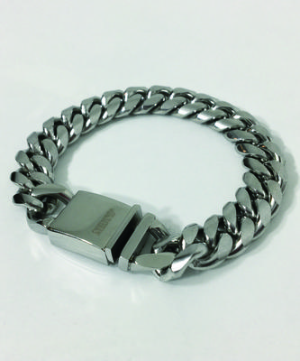 Sexto [Bracelet][Surgical Steel] 135 Rdc Chain Bracelet Silver
