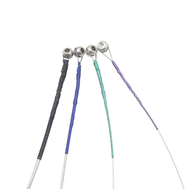 Cello Strings Replacement Full Sets with Steel Core Nickel Plated Ball End Nickel Chromium Wound Musical Instrument Part