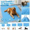 Pet Cooling Mat Breathable Gel Pad for Dogs and Cats Summer Sleeping Comfort Washable Non Slip Design Suitable for Indoor Outdoor Use