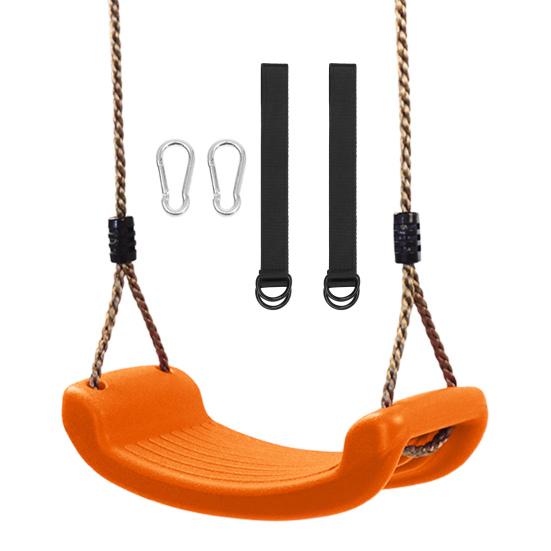 Kids Swing Seat with Adjustable Rope Accessories Heavy Duty Non-slip Children Indoor Outdoor Playground Garden Yard Patio Hanging Swing Set