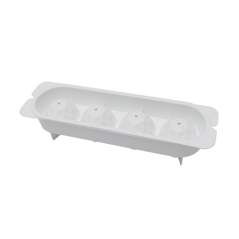 Refrigerator Ice Cube Box, Tray,Whisky-making Ice Round Ball, Large Round Compartment, Homemade Ice Hockey Mold
