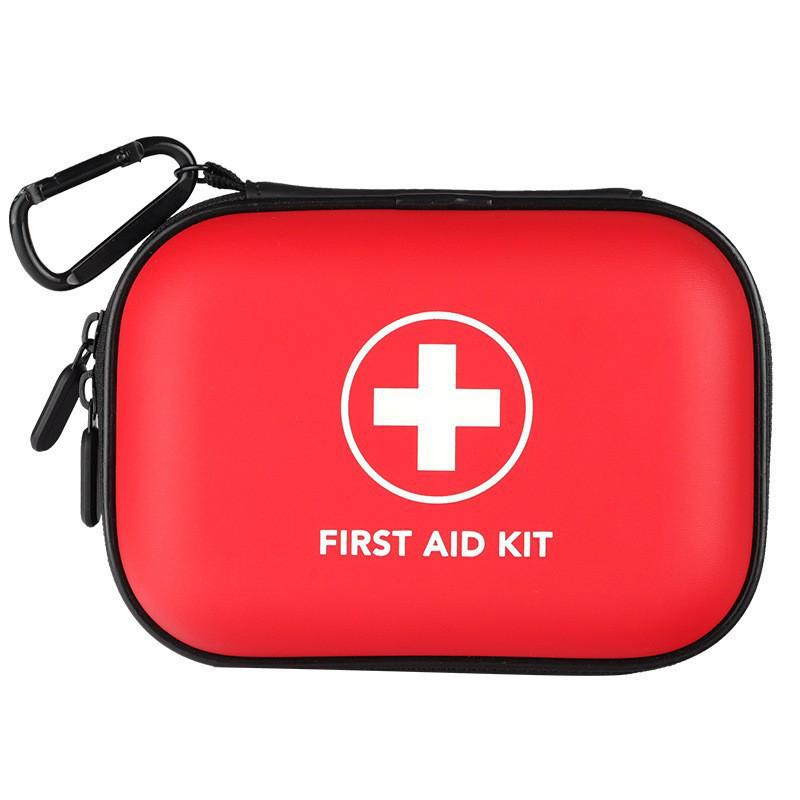 Sac d'Urgence Médicale en Tissu Oxford Épais - Rangement Compact pour Premiers Secours et Médicaments avec Fermeture Éclair