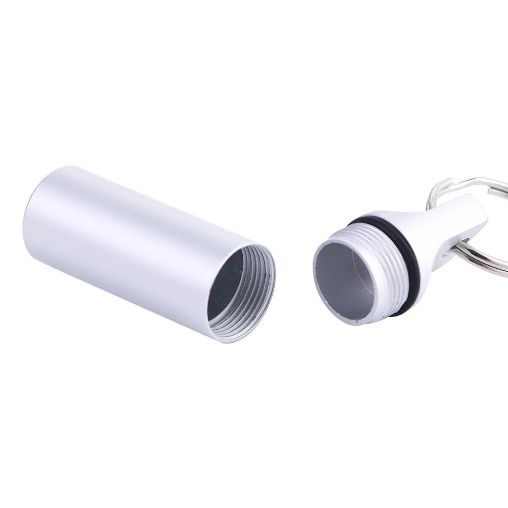 Medikamenten-Organizer Gesunde Pflege Outdoor Ohrstöpsel-Box Tablettenbehälter Pillenflasche Schlüsselanhänger Pillenaufbewahrungsbox Pillendose