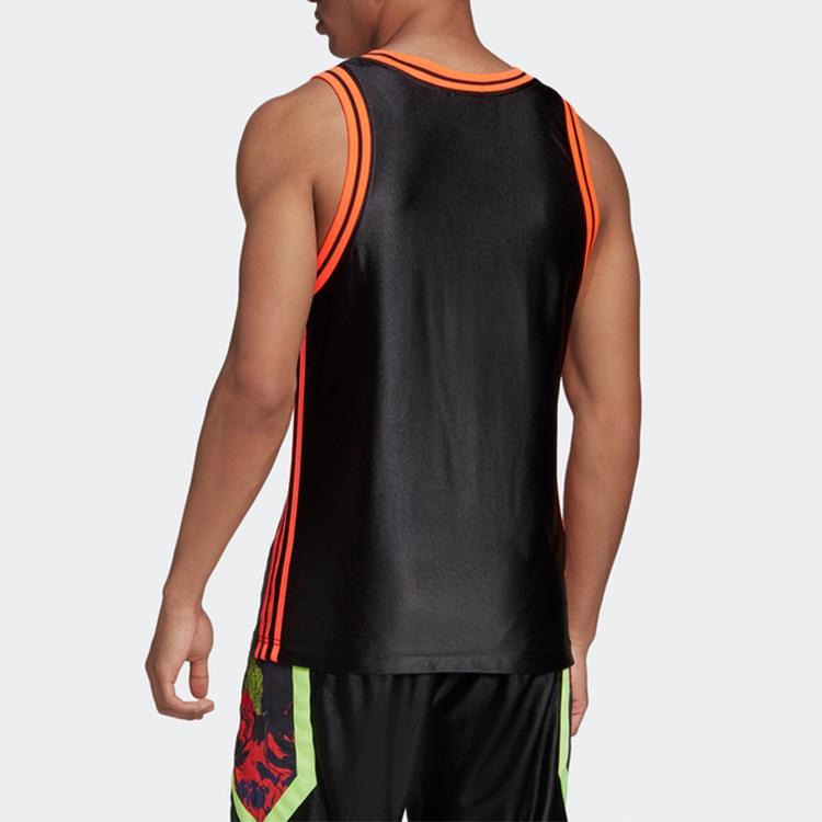 Adidas Originals Trefoil Festive Casual Sleeveless Basketball Training Sports Vest Men Tops Black GJ7765