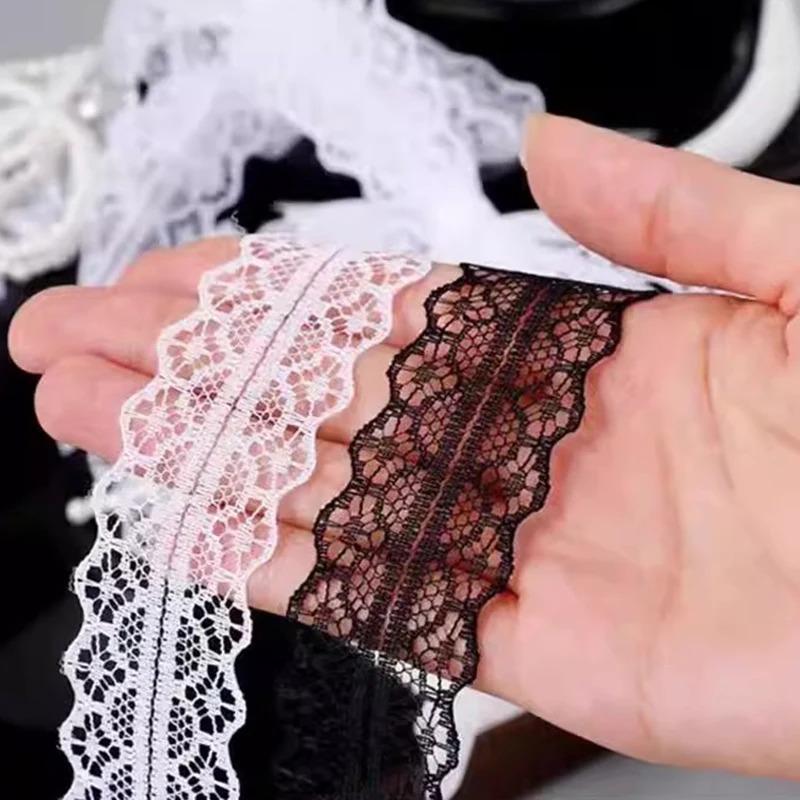120cm Black White Ballet Style Lace Hollow Lace Shoelace for Women Girls Spring Summer Canvas Sneakers Outdoor Casual Shoelaces