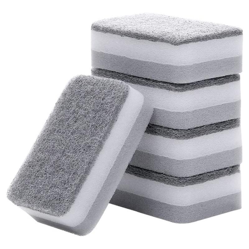 5pcs/set Dishwashing Sponge Cleaning Sponges for Home Kitchen Dishes Plates Cleaning Scrubber