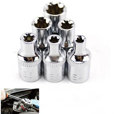 Drive Sockets E4 E5 E6 E7 E8 E10 Supplies 1/4 Inch Torx Star Hand Tools
